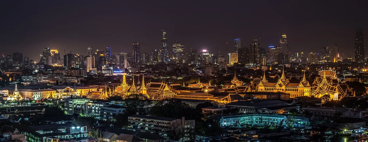 방콕 시내 야경